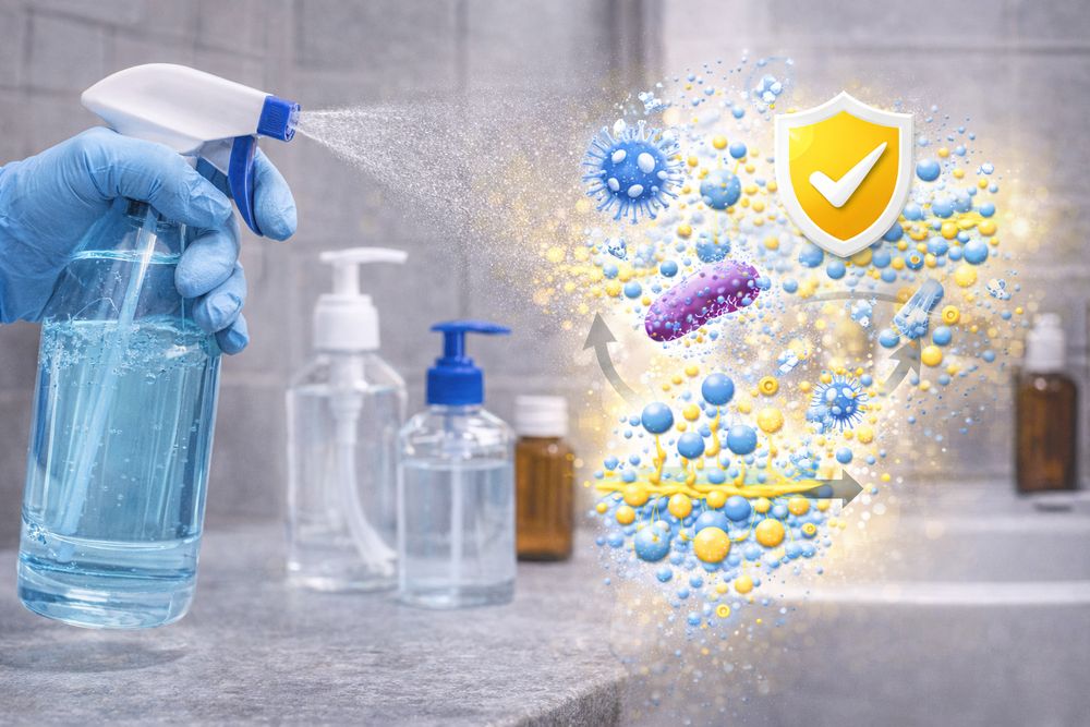 Surfaktanty w środkach dezynfekcyjnych i higienicznych – jak działają na bakterie i wirusy?
