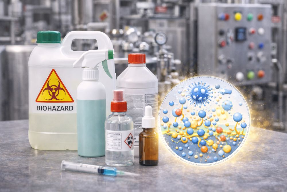 Nowoczesne środki chemiczne i biologiczne do dezynfekcji urządzeń